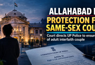 Allahabad High Court Same-Sex Couple Police Protection