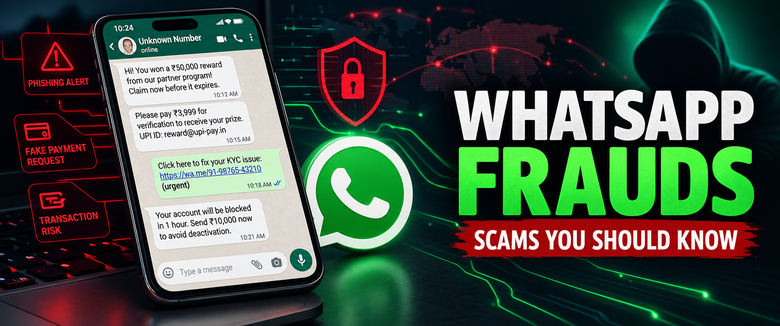 Common WhatsApp frauds and online scam warning