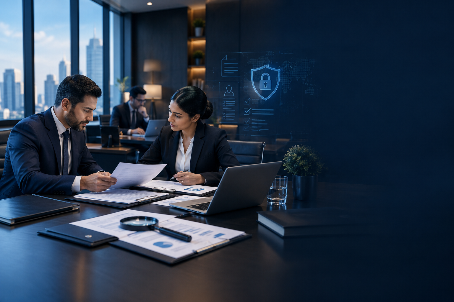 Business partner verification and background investigation