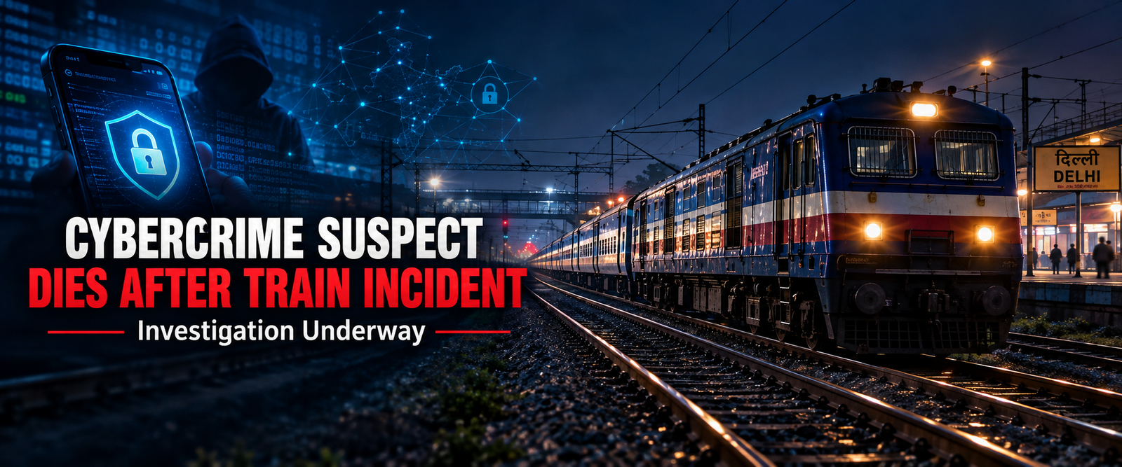 Cybercrime suspect allegedly pushed from moving train while travelling to Delhi