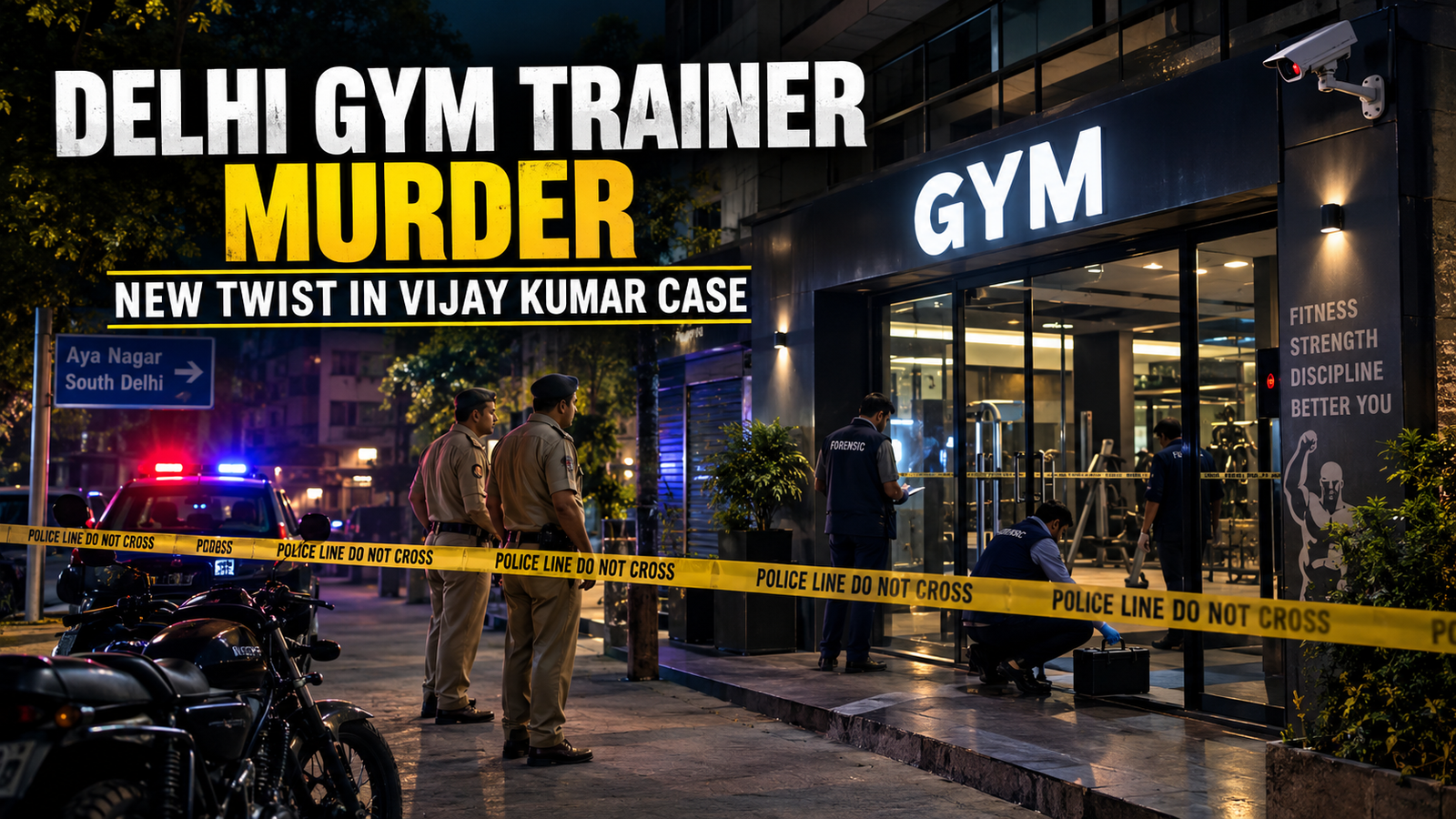 Delhi gym trainer murder investigation in Aya Nagar