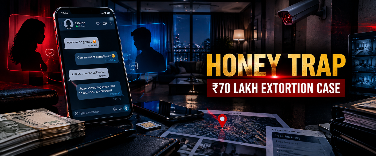 Delhi online app honey trap case investigation