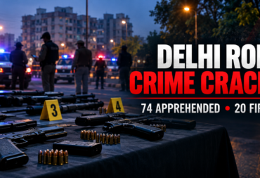 Delhi Rohini Crime Crackdown with 20 illegal firearms seized
