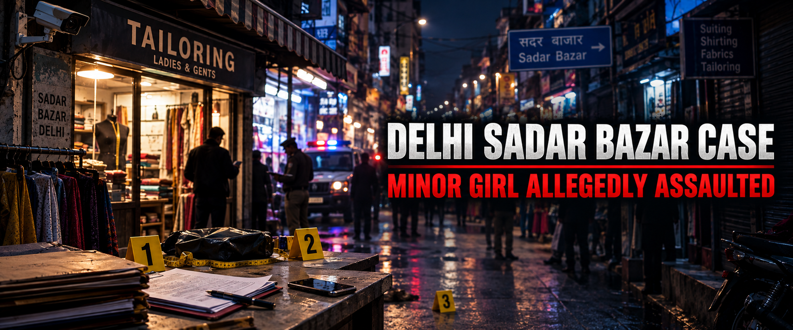 Delhi Sadar Bazar minor assault case under police investigation