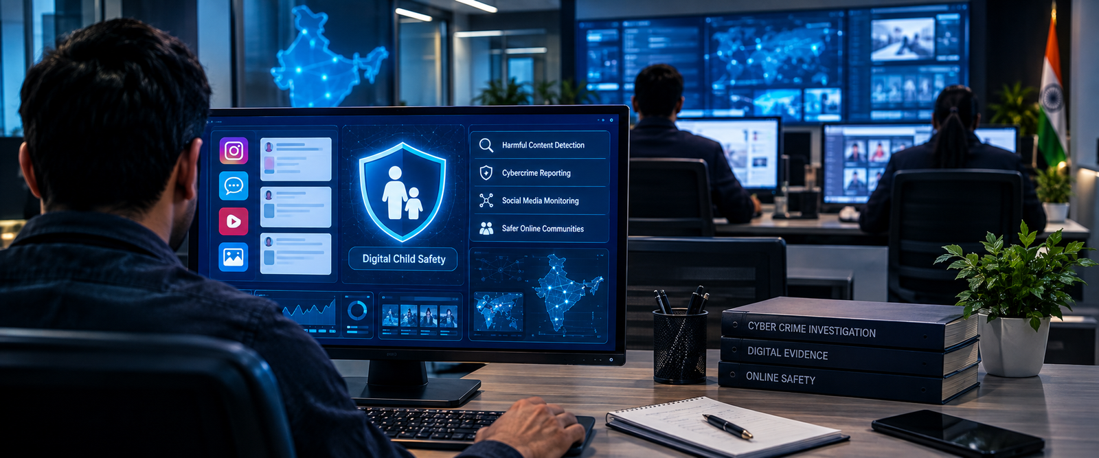 Meta child safety reporting to Indian cyber authorities in a digital safety investigation