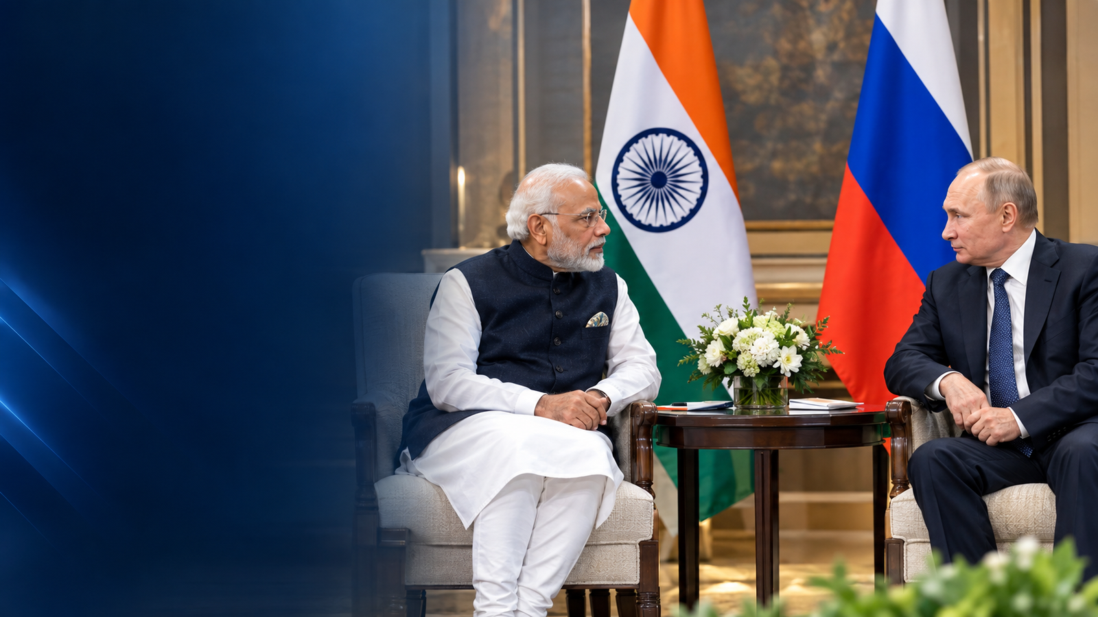 PM Modi and Vladimir Putin meeting in New Delhi