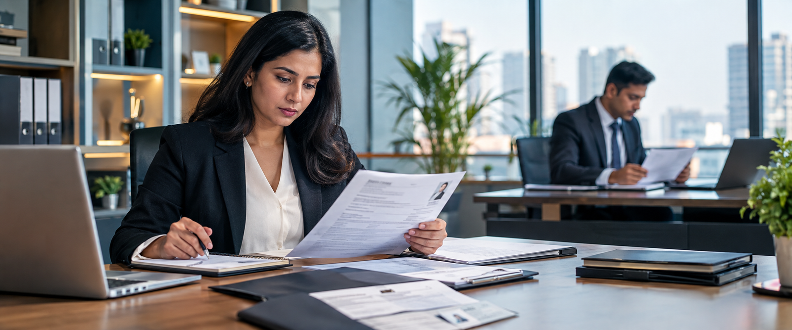 Employee background verification for business hiring
