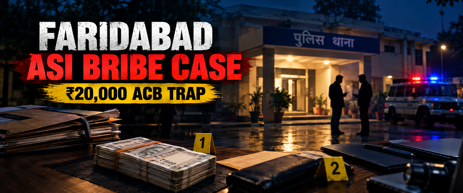 Faridabad ASI arrested in ₹20,000 bribe case