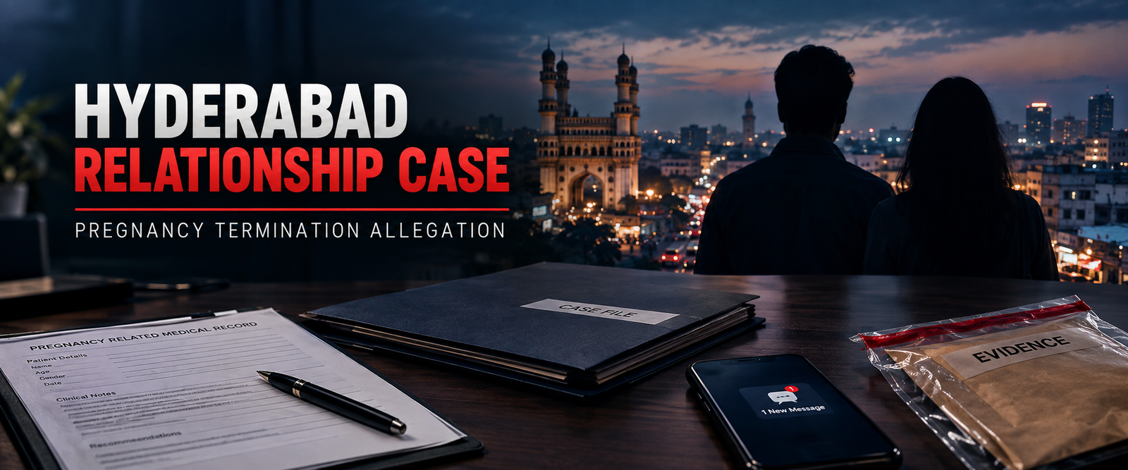Hyderabad relationship case involving pregnancy termination allegations
