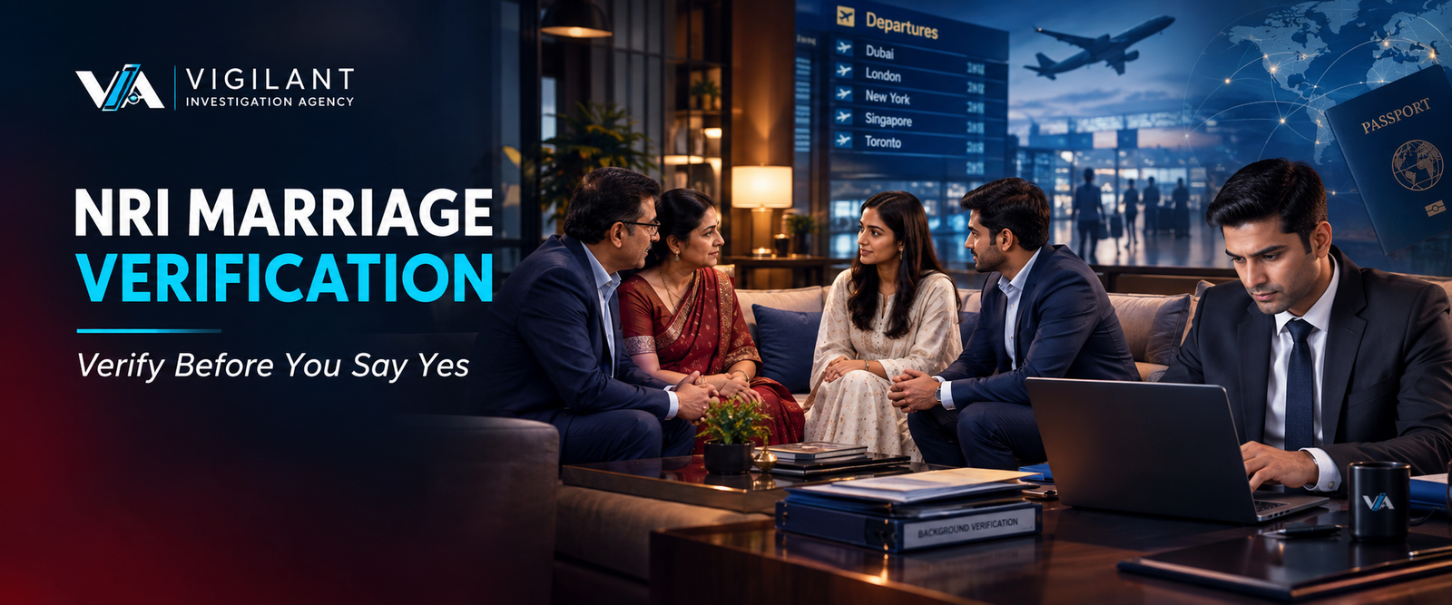 NRI marriage verification before marriage by a private investigation agency