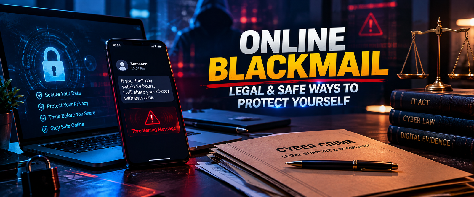 Online blackmail protection and cyber safety awareness