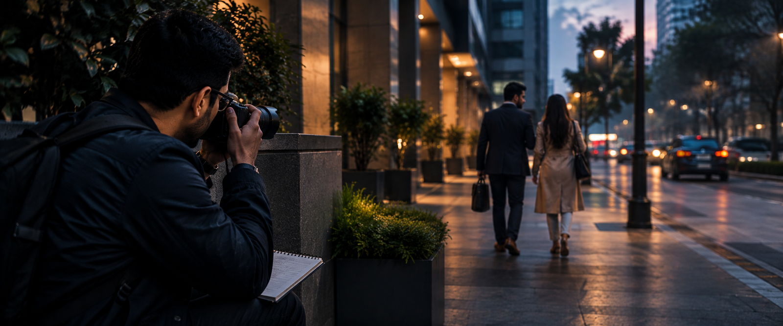 Professional surveillance investigation by a private investigator