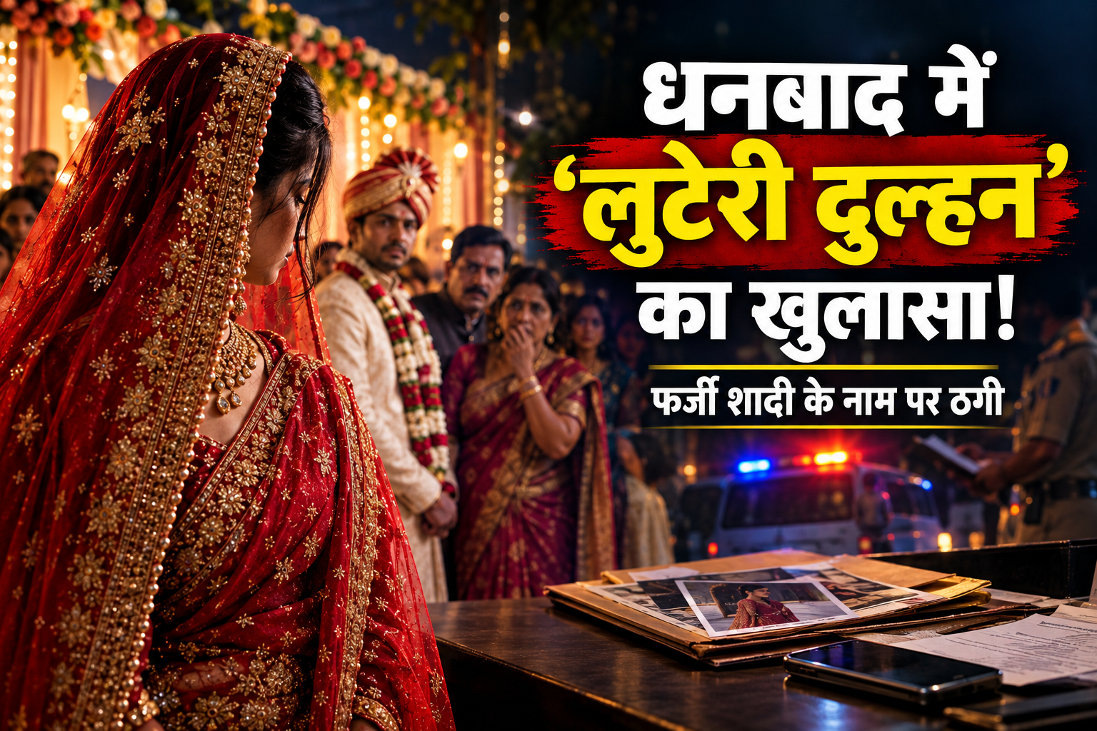 धनबाद में लुटेरी दुल्हन मामले में फर्जी शादी के नाम पर ठगी और 10 गिरफ्तार